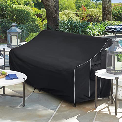 BOLTLINK Outdoor Patio Furniture Covers Waterproof ,Durable Loveseat Sofa Cover Fits up to 62W x 38D x 35H inches