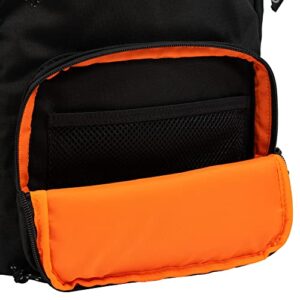 Best360 Camera Backpack, Black and Orange, One Size