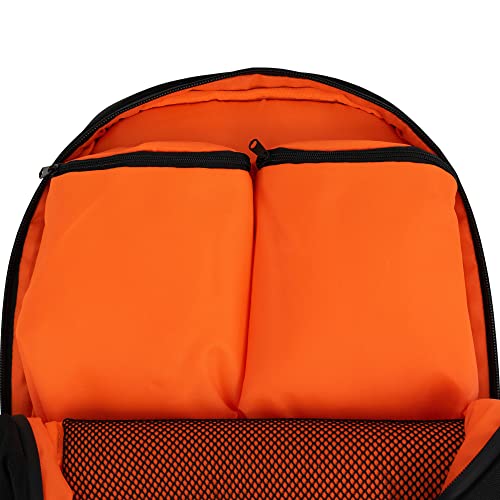 Best360 Camera Backpack, Black and Orange, One Size