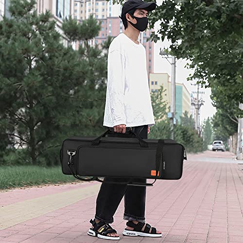 TORIBIO 25" Tripod Case Bag, Waterproof Lightweight Multifunctional Tripod Carrying Case with Shoulder Strap for Lights, Speakers, Cameras, Booms, Microphone Stands