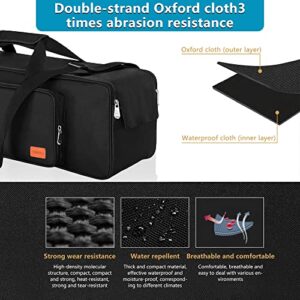 TORIBIO 25" Tripod Case Bag, Waterproof Lightweight Multifunctional Tripod Carrying Case with Shoulder Strap for Lights, Speakers, Cameras, Booms, Microphone Stands