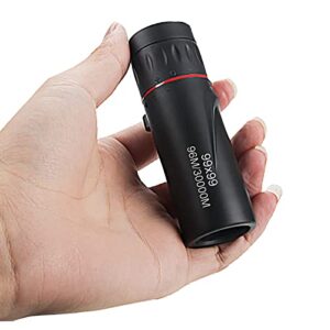 LIMENG Mini Telescope for Adults,99x99 HD Optical Focus Telescope Waterproof Mini Monocular Telescope for Sporting Events,Concerts,Camping Scope,Travelling,Black