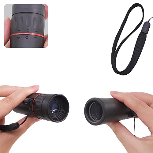 LIMENG Mini Telescope for Adults,99x99 HD Optical Focus Telescope Waterproof Mini Monocular Telescope for Sporting Events,Concerts,Camping Scope,Travelling,Black