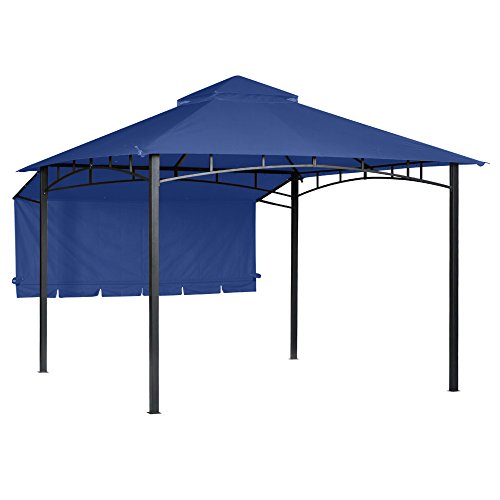 Garden Winds Replacement Canopy for Garden House Gazebo - Riplock 350 - True Navy