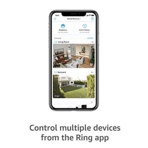 Ring Stick Up Cam Battery HD security camera with custom privacy controls, Simple setup, Works with Alexa - Black