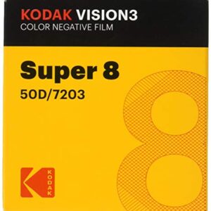 Kodak Super 8 Color Negative VISION3 50D 7203 / 50ft Cartridge