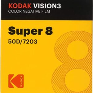 Kodak Super 8 Color Negative VISION3 50D 7203 / 50ft Cartridge