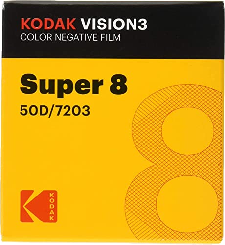 Kodak Super 8 Color Negative VISION3 50D 7203 / 50ft Cartridge