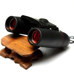 Portable Mini Binoculars,30x60 Zoom Wide View Angle Folding Binoculars Telescope with Low Light Night Vision for Outdoor Bird Watching Camping Hiking Traveling