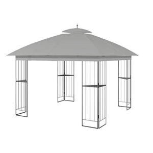garden winds replacement canopy top cover compatible with the style selections 10ft gazebo -tpgaz9116a/b – riplock 350