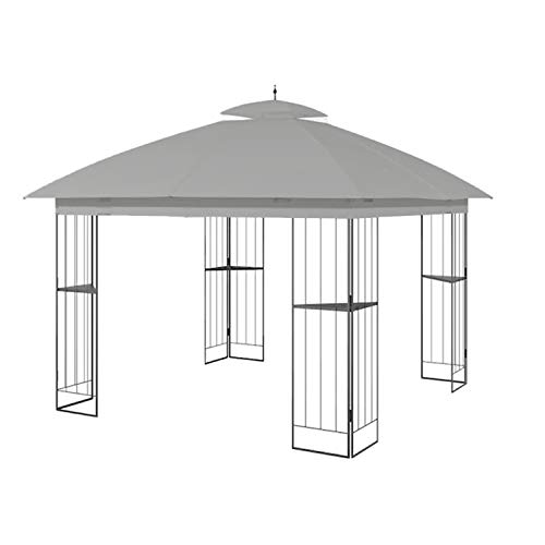 Garden Winds Replacement Canopy Top Cover Compatible with The Style Selections 10ft Gazebo -TPGAZ9116A/B - Riplock 350
