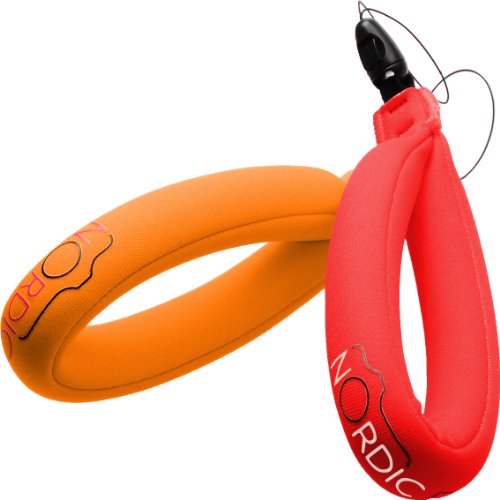 Nordic Flash Waterproof Camera Float - Pack of 2 - Red & Orange