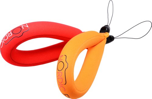 Nordic Flash Waterproof Camera Float - Pack of 2 - Red & Orange