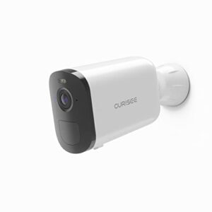 curisee security cameras wireless outdoor, spotlight battery camera, 2k color night vision, 2-way talk,ip65 weatherproof, simple setup, 2.4 ghz wi-fi