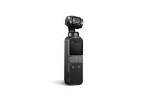 dji osmo pocket – handheld 3-axis gimbal stabilizer with integrated camera 12 mp 1/2.3” cmos 4k60 video, for youtube, tiktok, video vlog, streamlabs, attachable to smartphone, android, iphone, black