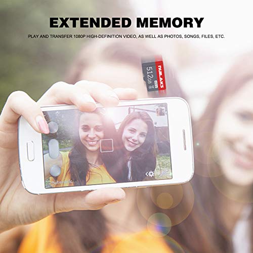 512GB Micro SD Card Memory Card Class 10 High Speed TF Flash Card for PC/Computer/Cameras/Nintendo-Switch/Smartphones