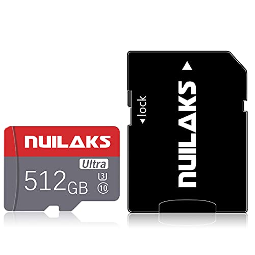 512GB Micro SD Card Memory Card Class 10 High Speed TF Flash Card for PC/Computer/Cameras/Nintendo-Switch/Smartphones