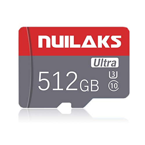 512GB Micro SD Card Memory Card Class 10 High Speed TF Flash Card for PC/Computer/Cameras/Nintendo-Switch/Smartphones