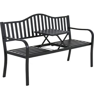 metal garden bench park bench bench chair outdoor benches clearance patio bench yard bench porch work entryway steel frame furniture