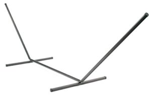 smart garden 75103-bz belize metal double hammock stand with 2-inch diameter and 12 gauge steel construction for up to 450 pounds