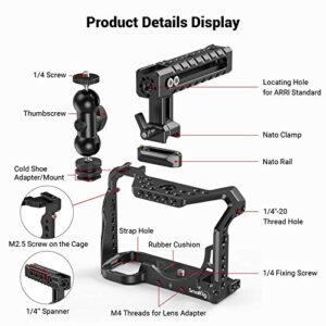 SmallRig Cage Kit for Sony Alpha 7 III / Alpha 7R III 2103C