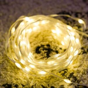 Grand patio Solar String Lights Outdoor 115FT 350 LED , Waterproof 8 Modes with Dimmer and Timer Solar Patio Lights for Patio, Lawn, Garden, Gazebo, Yard, Umbrella, Outdoors (Warm White)