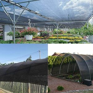 HUOMI 50% Shade Cloth for Plant Black with Grommets,10x6FT Garden Shade Cloth Sunblock Netting for Vegetable,Greenhouse