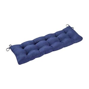 BB67 Universal Bench Cushion, IndoorOutdoor Bench Cushion, Swing Cushion,for Lounger Garden Furniture Patio Lounger Bench,Non Slip Overstuffed Bench Pad Cushion (Navy)