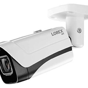 Lorex 4K (8MP) Ultra HD Analog Indoor/Outdoor Metal Security Add-On Camera with Audio & Color Night Vision (Requires Recorder)