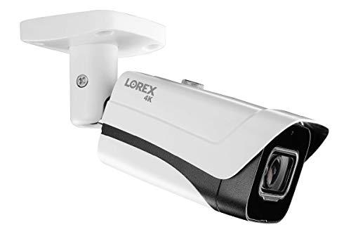 Lorex 4K (8MP) Ultra HD Analog Indoor/Outdoor Metal Security Add-On Camera with Audio & Color Night Vision (Requires Recorder)