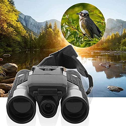 MMAXZ 1080p Digital Camera 2.0" LCD 12x32 Hd Black Binoculars Telescope Folding with Built-in Digital Camera New Full Hd