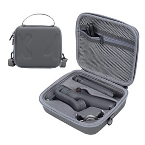 Flyekist Travel Case for DJI OM 6 - Portable Storage Bag Hardshell Carrying Case Fits DJI Osmo Mobile 6 Smartphone Gimbal Stabilizer and Accessories(Grey)