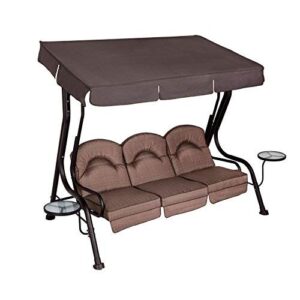 garden winds replacement canopy top cover for deluxe 3-person model – 8329948-74″ x 46″ will not fit any other model