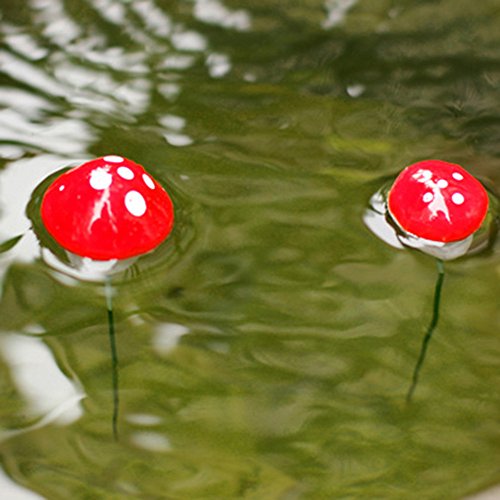 UTENEW Cute Resin Craft Decoration Mushroom Fairy Garden Miniatures Accessories (Pack of 50)