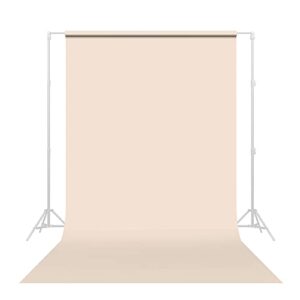 savage seamless paper photography backdrop – color #51 bone, size 86 inches wide x 36 feet long, backdrop for youtube videos, streaming, interviews and portraits – made in usa