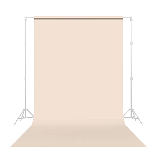 Savage Seamless Paper Photography Backdrop - Color #51 Bone, Size 86 Inches Wide x 36 Feet Long, Backdrop for YouTube Videos, Streaming, Interviews and Portraits - Made in USA