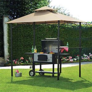garden winds replacement canopy for l-gz238pst-11 grill gazebo – standard 350 – beige (will not fit any other model frame)