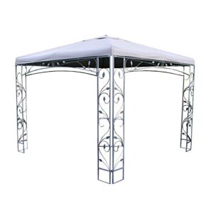 garden winds replacement canopy top cover for the martha stewart victoria collection gazebo 10′ x 10′