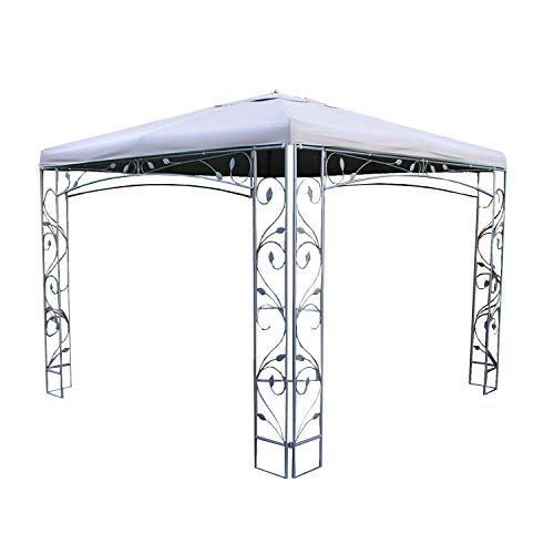 Garden Winds Replacement Canopy Top Cover for The Martha Stewart Victoria Collection Gazebo 10' x 10'