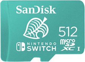 sandisk 512gb microsdxc card licensed for nintendo switch – sdsqxao-512g-gnczn