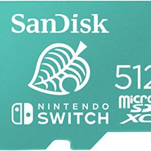 SanDisk 512GB microSDXC Card Licensed for Nintendo Switch - SDSQXAO-512G-GNCZN