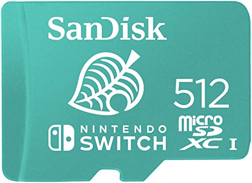 SanDisk 512GB microSDXC Card Licensed for Nintendo Switch - SDSQXAO-512G-GNCZN