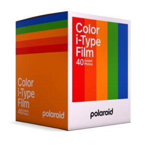 polaroid instant color i-type film – 40x film pack (40 photos) (6010)