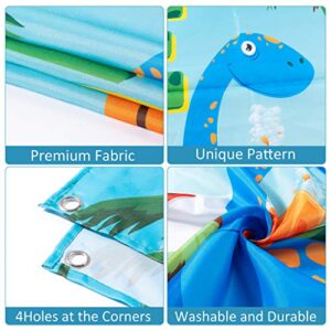 WATINC Roar One Birthday Backdrop Banner Dinosaur Theme 1 Year Old Wild Forest XtraLarge Background Photo Booth Photography Baby Shower Polyester Party Decorations Supplies for Home Studio 71x43 Inch