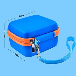 Camera Case for Seckton/for Desuccus/for OZMI/for GKTZ/for LC-dolida/for Gofunl/for Langwolf/for HANGRUI Kids Digital Camera, Kid Camcorder Storage Box for Cable Accessory-Bag Only, Deep Blue