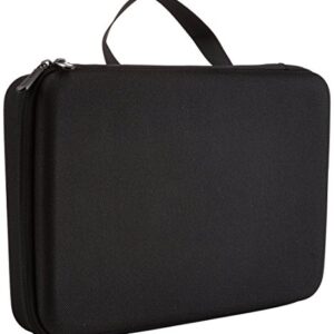 Amazon Basics Large Carrying Case for GoPro And Accessories - 13 x 9 x 2.5 Inches, Black