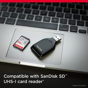 SanDisk 128GB Ultra SDXC UHS-I Memory Card - 120MB/s, C10, U1, Full HD, SD Card - SDSDUN4-128G-GN6IN