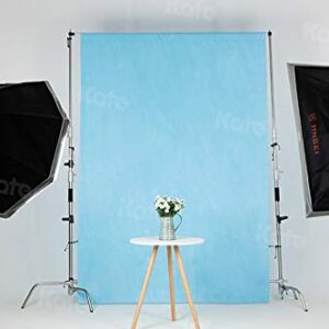 Kate 6ft×9ft Solid Light Blue Backdrop Portrait Photography Background for Photography Studio Children and Headshots Sky Blue Backdrop Background for Photography Photo Booth