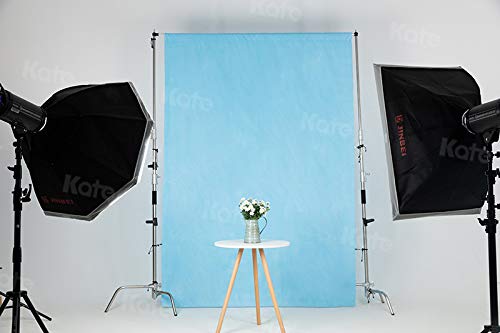 Kate 6ft×9ft Solid Light Blue Backdrop Portrait Photography Background for Photography Studio Children and Headshots Sky Blue Backdrop Background for Photography Photo Booth