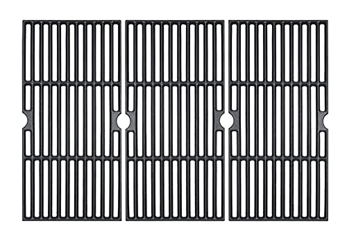 GasSaf Grill Grates Replacement for Backyard GBC1255W, GBC1460W, BC1461W, Uniflame GBC1059WB, GBC1143W-C, Better Homes & Garden GBC1362W, GBC1562W and Other Grills (16 1/4 X 29 5/8")(Set of 3-Pack)